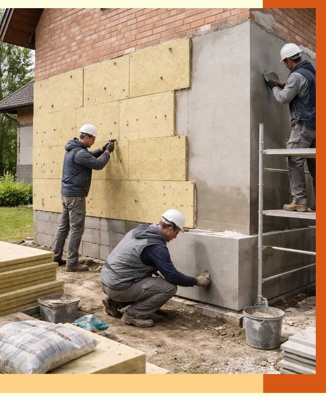 Утепление частного дома в Ейске под ключ от 7730 руб/м2 — недорого | ТепломастерЕск