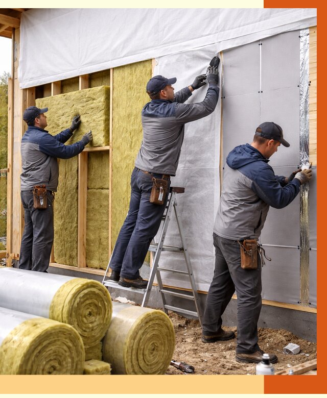 Утепление каркасного дома в Ейске от 4329 руб./м2 — профессионально | ТепломастерЕск