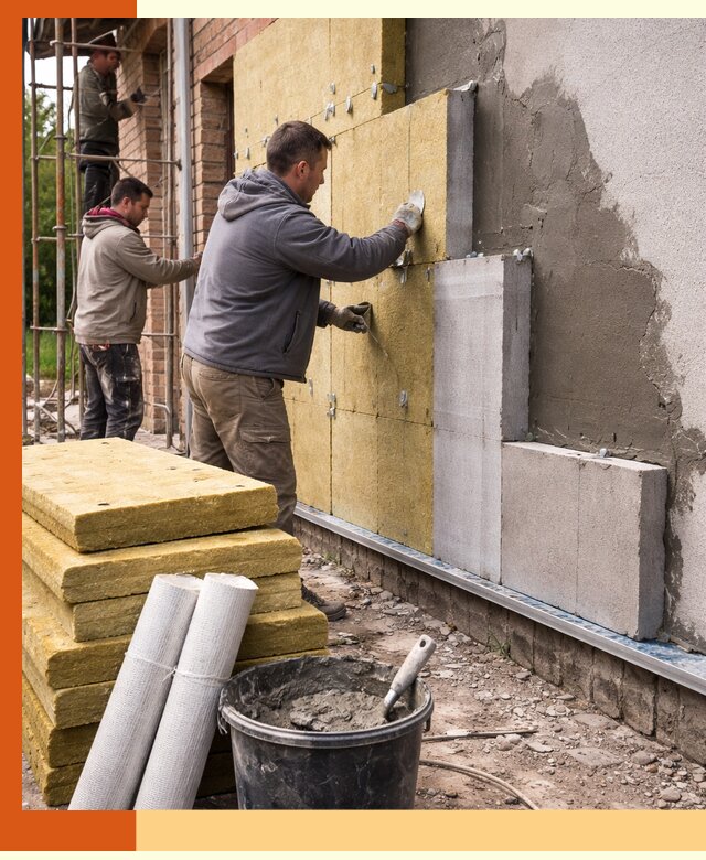 Утепление кирпичного дома под ключ в Ейске