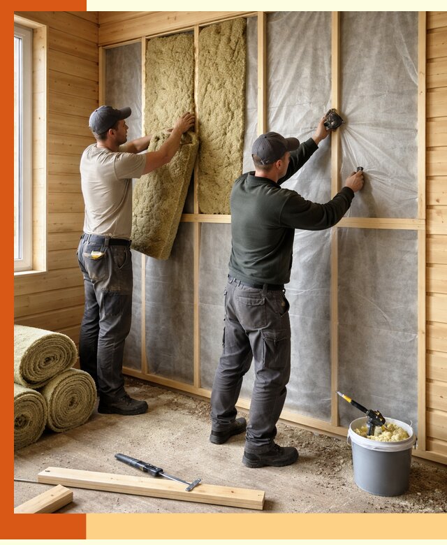 Утепление дома из минибруса в Ейске: комплексные теплоизоляционные работы