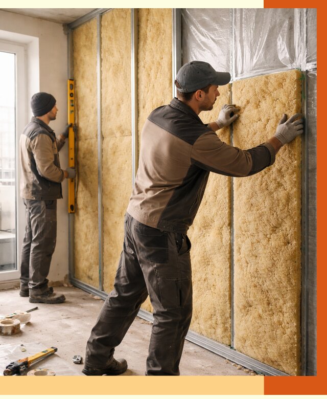 Утепление квартиры изнутри в Ейске от 4483 руб. за м2 | Проф. работы ТепломастерЕск