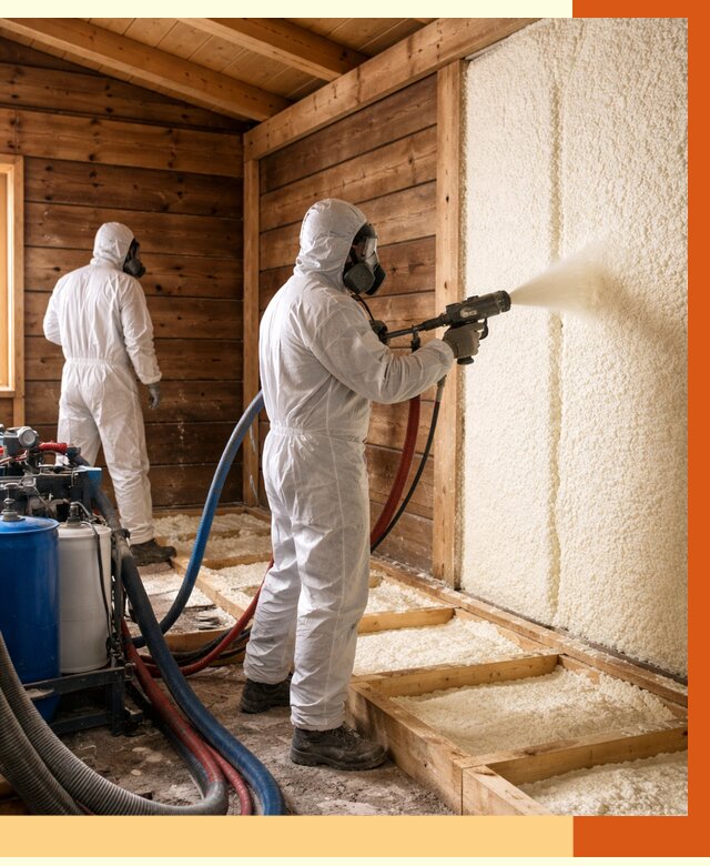 Утепление бани ппу в Ейске под ключ от 4329 руб./м2 | ТепломастерЕск - напыление и монтаж ппу