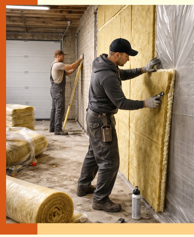 Утепление гаража под ключ в Ейске — все виды теплоизоляции