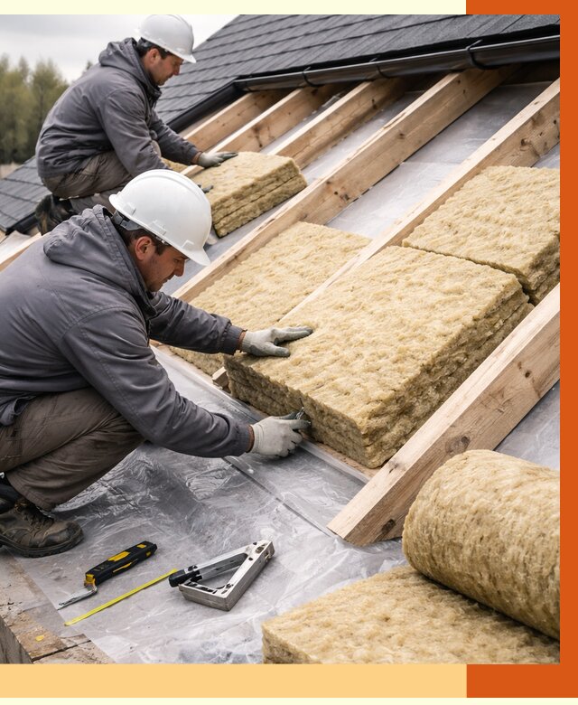 Утепление крыши в Ейске от 1907 руб./м2 — комплексное утепление кровли | ТепломастерЕск