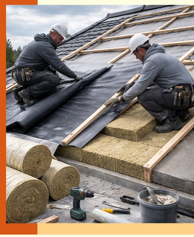 Утепление крыши снаружи в Ейске: профессиональная теплоизоляция