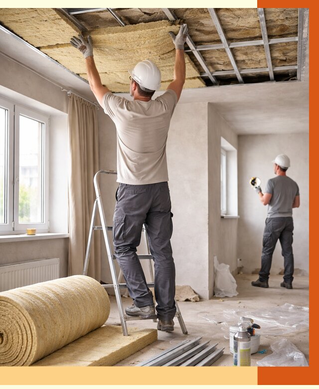 Утепление потолка в частном доме в Ейске от 979 руб./м² — работы под ключ | ТепломастерЕск