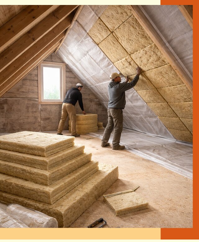 Утепление мансарды в Ейске от 2577 руб/м2 — комплексно и под ключ | ТепломастерЕск