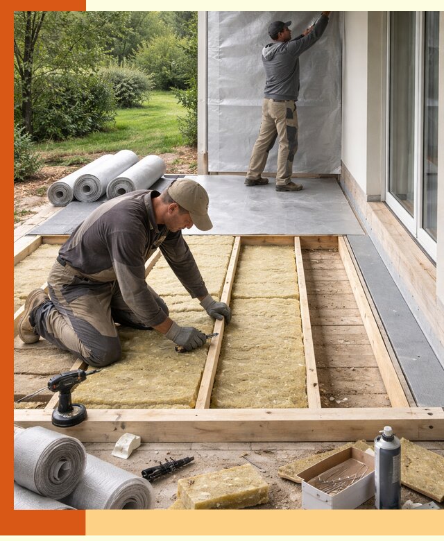 Утепление террасы в Ейске — тепло и защита круглогодично