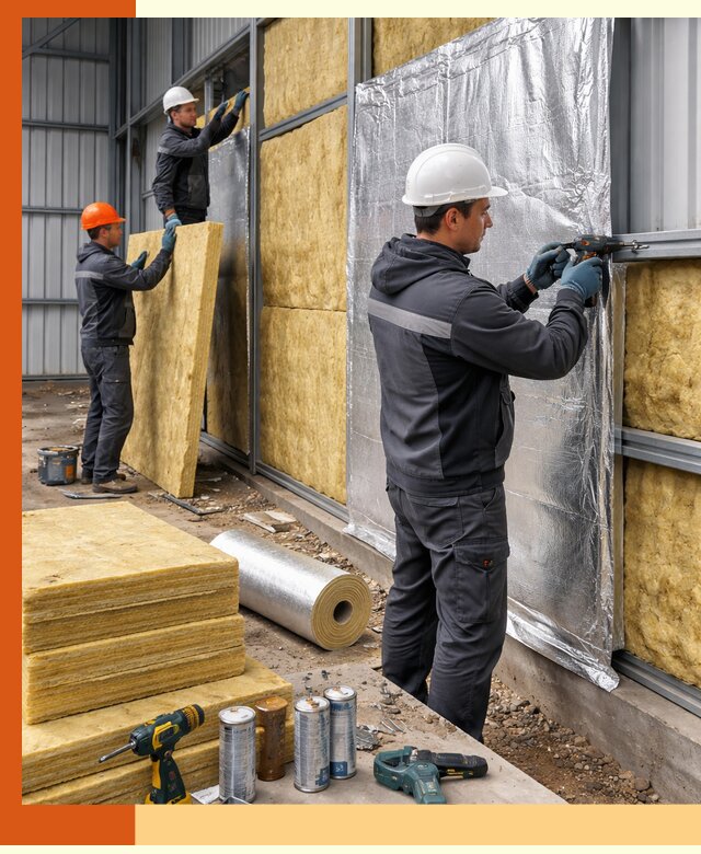 Утепление металлического ангара профессионально в Ейске