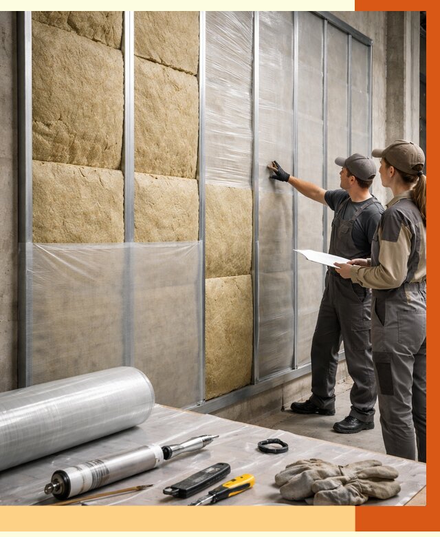 Утепление склада химсырья в Ейске от 4638 руб. под ключ | ТепломастерЕск