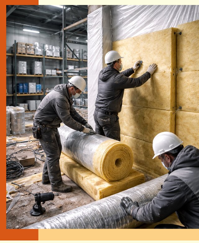 Утепление склада химсырья в Ейске: безопасная и эффективная изоляция