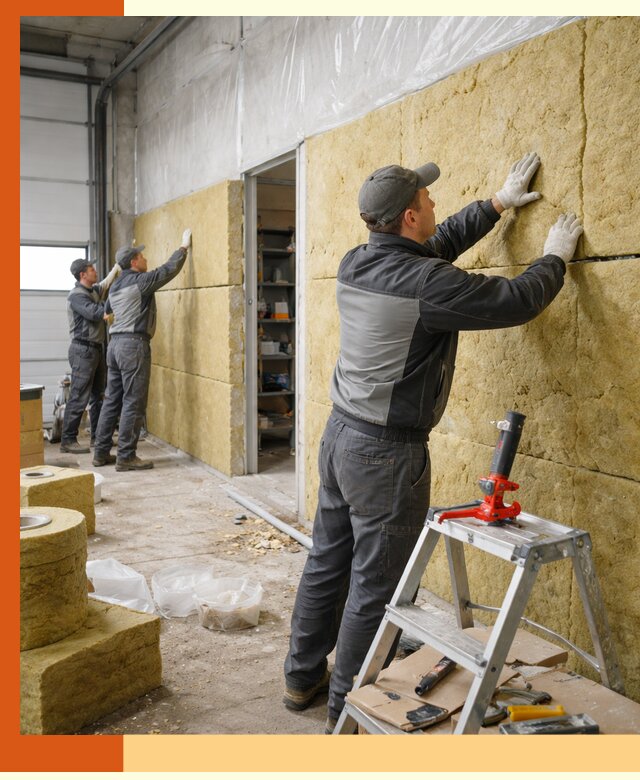 Утепление автосервиса и мастерских в Ейске качественно и надёжно