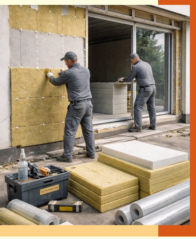 Утепление торгового павильона в Ейске от 14944 руб./м² под ключ | ТепломастерЕск