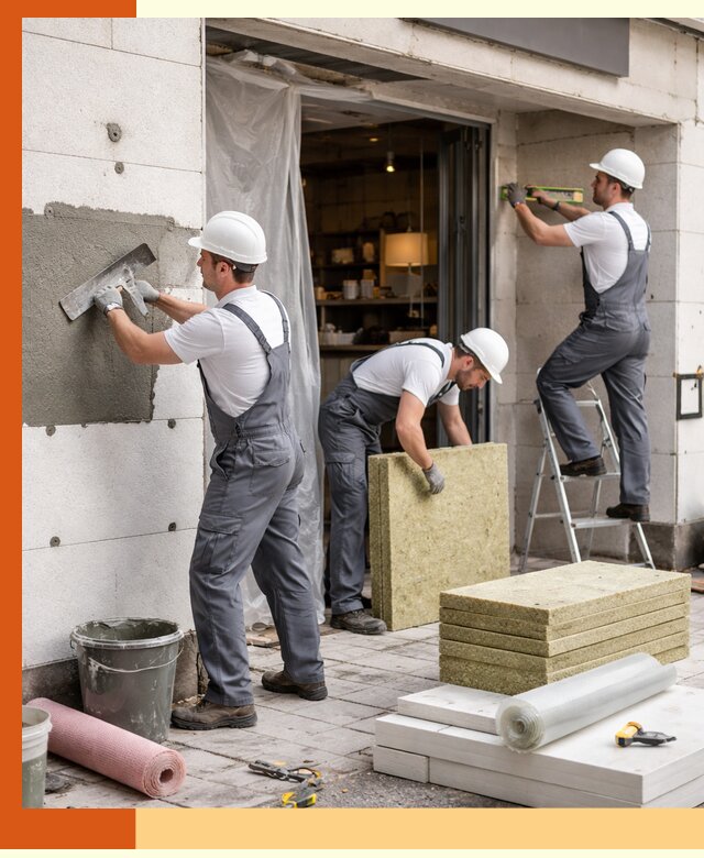 Утепление кафе в Ейске: профессиональная теплоизоляция и монтаж