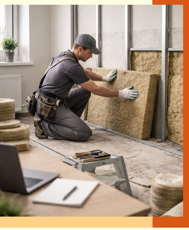 Утепление офиса в Ейске от 4638 руб/м2 — комплексное утепление офиса под ключ | ТепломастерЕск