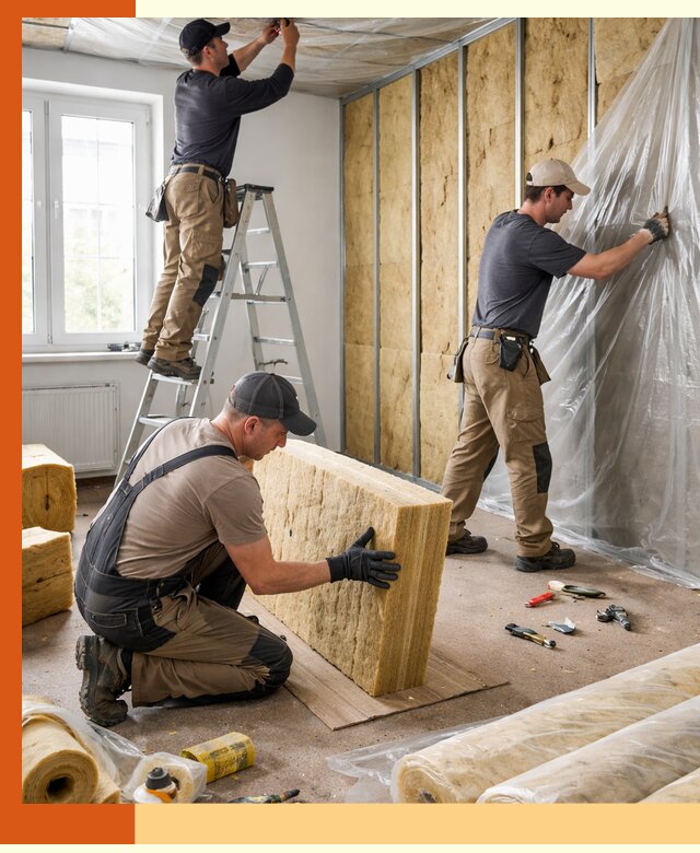 Утепление офисных помещений под ключ в Ейске