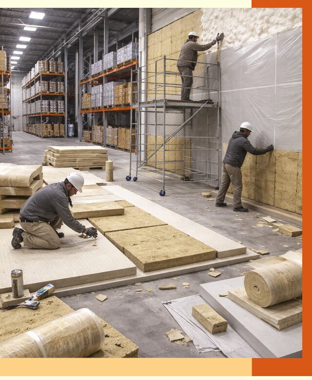 Утепление складского терминала в Ейске от 7730 руб./м² под ключ | ТепломастерЕск