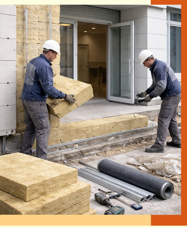 Утепление медицинского центра в Ейске под ключ от 12883 руб./м² | ТепломастерЕск