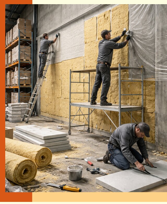 Утепление холодного склада под ключ в Ейске