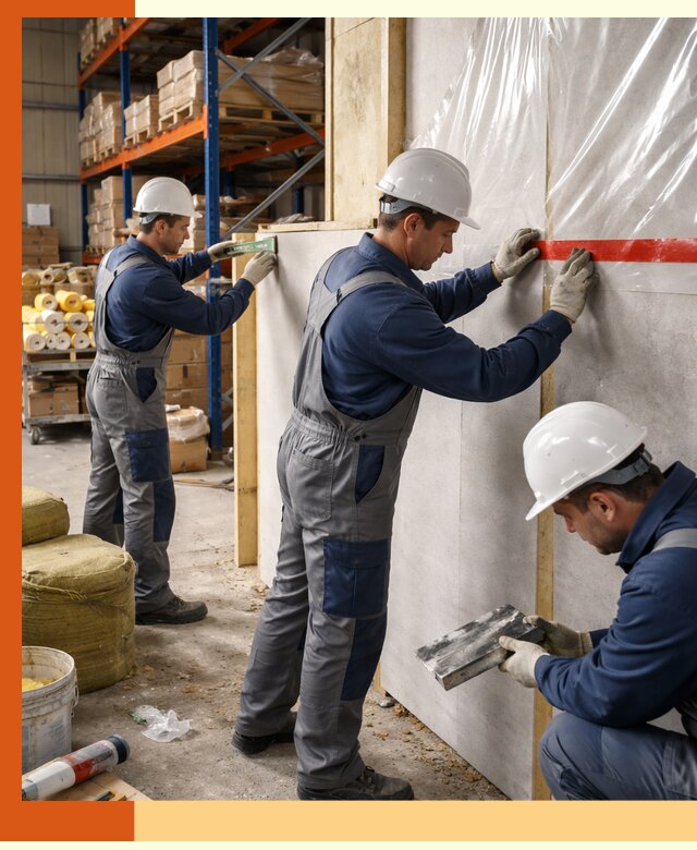 Утепление теплого склада под ключ в Ейске