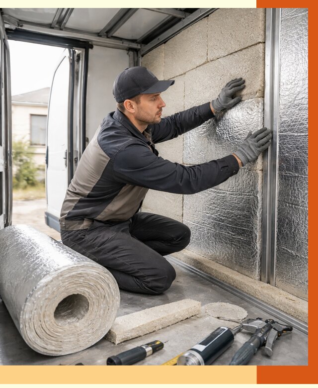 Утепление фургона рефрижератора в Ейске от 12883 руб./м² под ключ | ТепломастерЕск