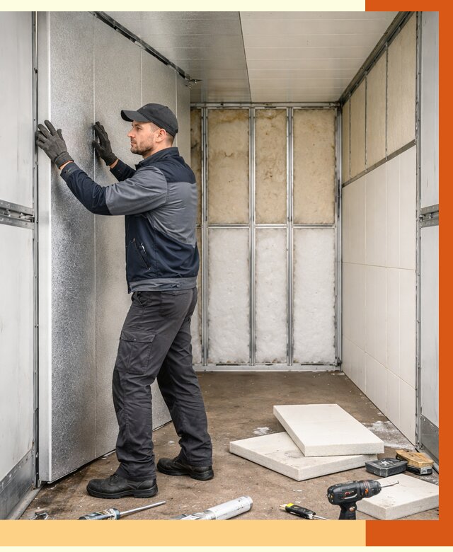 Утепление холодильного кузова в Ейске от 13913 руб. под ключ | ТепломастерЕск