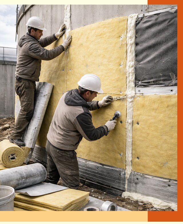 Утепление резервуара в Ейске от 28342 руб/м2 — монтаж ППУ и комплекс под ключ | ТепломастерЕск