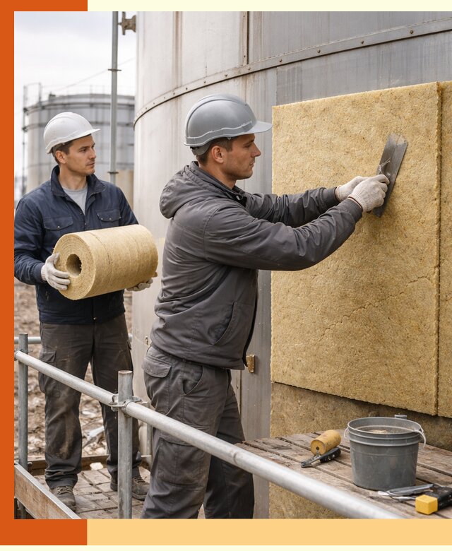 Профессиональное утепление резервуара и теплоизоляция в Ейске