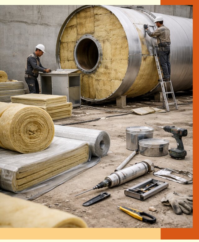 Утепление резервуара с топливом в Ейске от 28342 руб. под ключ | ТепломастерЕск