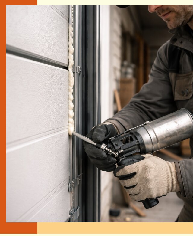 Заполнение пустот ворот в Ейске профессионально и герметично