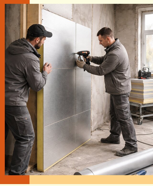 Утепление PIR панелями домов и зданий в Ейске