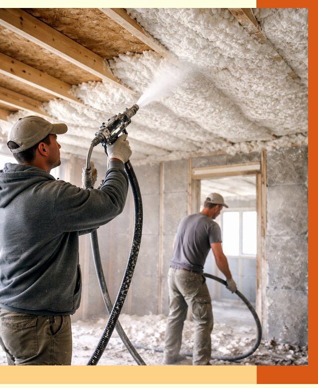 Утепление пеноизолом в Ейске от 1649 руб./м2 под ключ | ТепломастерЕск