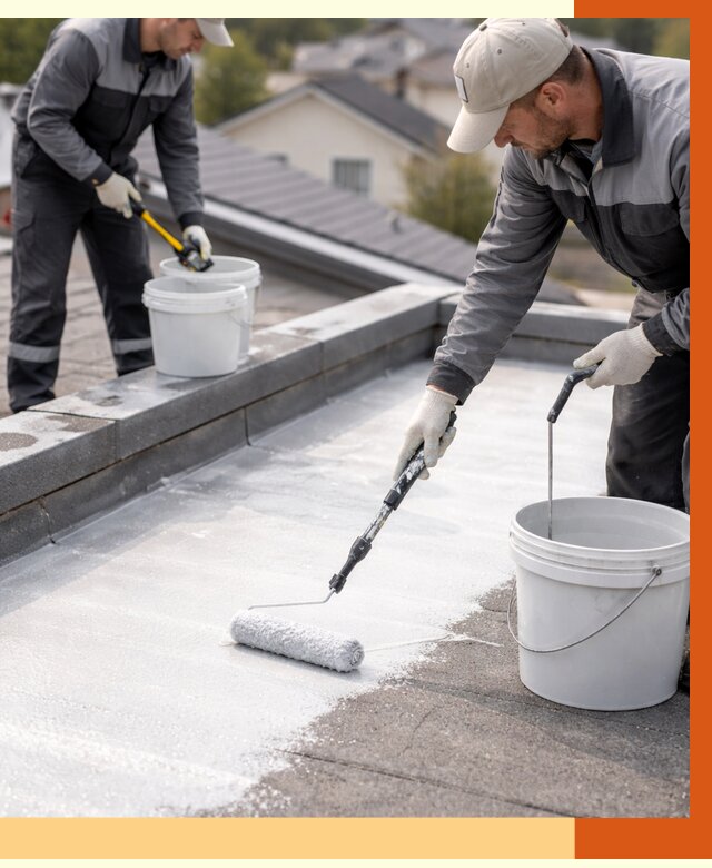 Утепление кровли жидкой теплоизоляцией в Ейске от 2216 руб./м2 | ТепломастерЕск