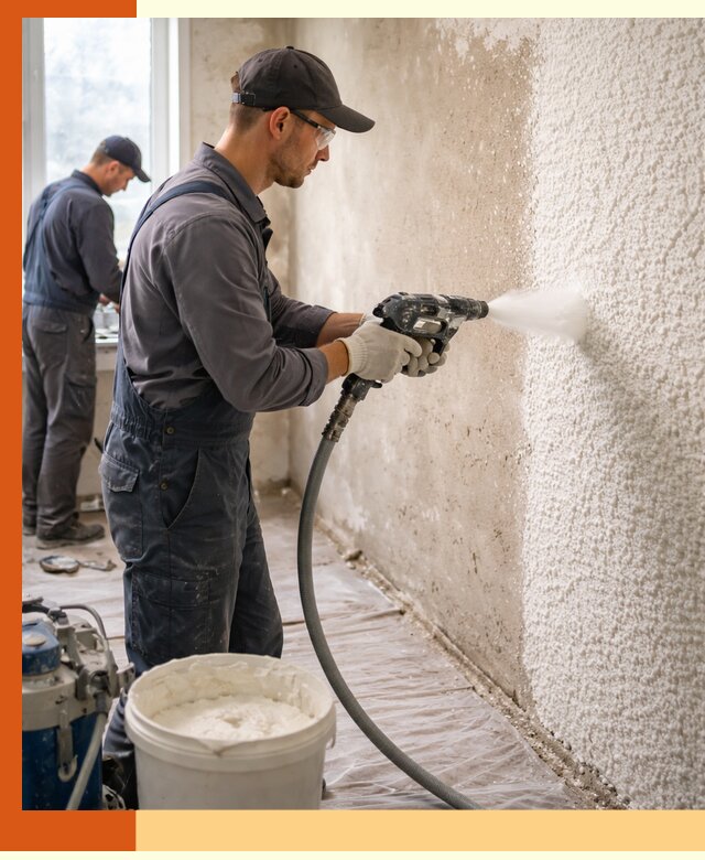 Утепление стен жидкой теплоизоляцией в Ейске для квартир и домов