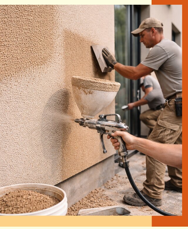 Утепление фасада жидкой пробкой в Ейске от 4947 руб./м² под ключ | ТепломастерЕск