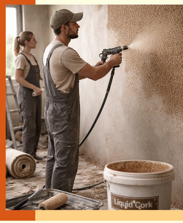 Утепление стен жидкой пробкой в Ейске эффективное и долговечное