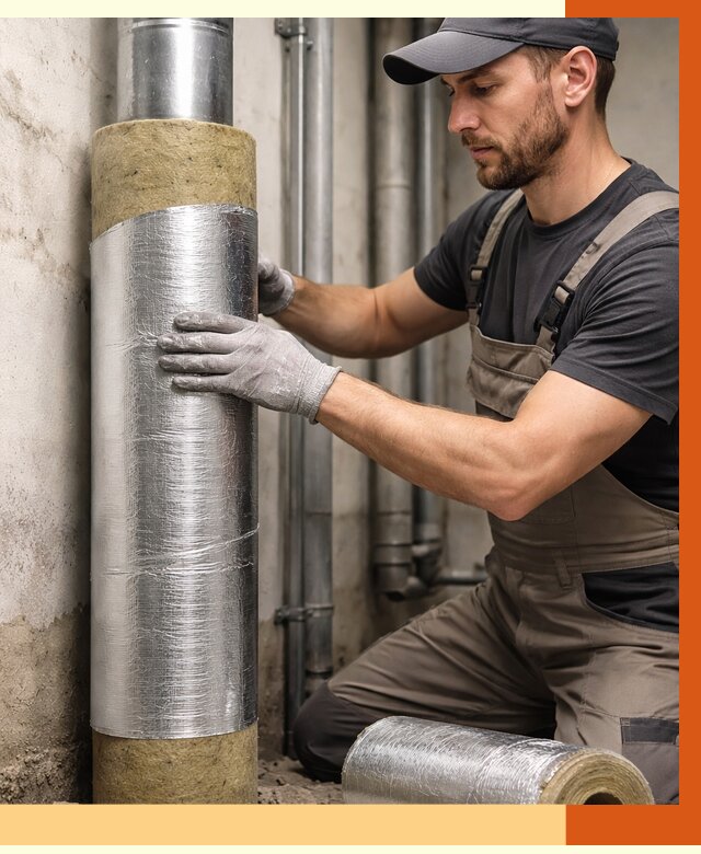 Шумоизоляция труб в Ейске от 1237 руб. — шумоподавление и звукоизоляция труб | ТепломастерЕск