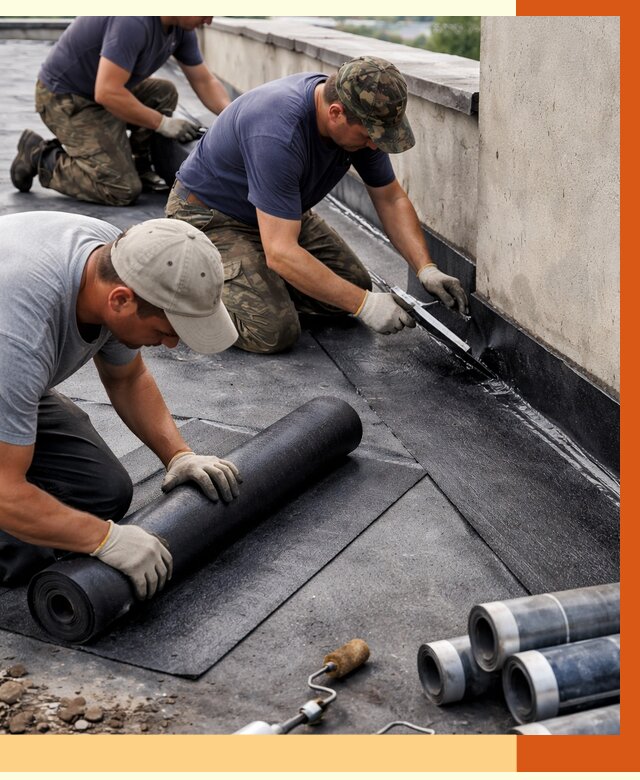 Гидроизоляция кровли в Ейске от 4638 руб. — профессиональная гидроизоляция крыши | ТепломастерЕск