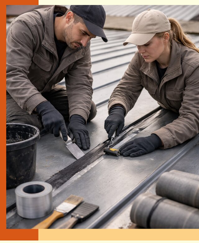 Гидроизоляция фальцевой кровли в Ейске качественно и надежно