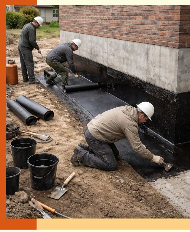 Гидроизоляция фундамента в Ейске: надежная защита строений