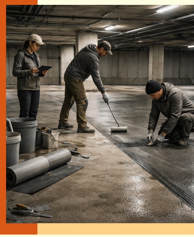 Гидроизоляция паркинга в Ейске: качественная защита зданий