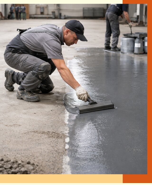 Гидроизоляция промышленного пола в Ейске от 1237 руб./м2 — ТепломастерЕск специалисты под ключ