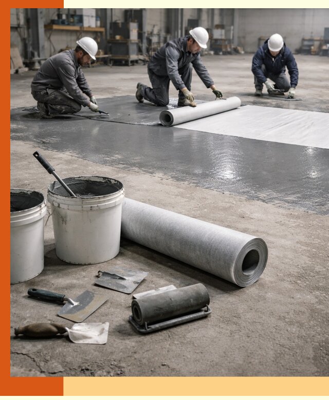Гидроизоляция промышленного пола в Ейске — защита и долговечность