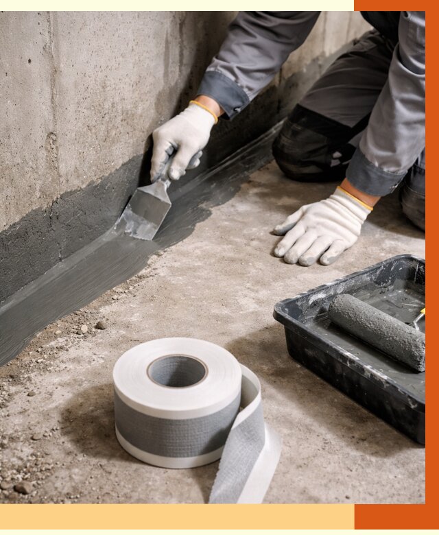 Гидроизоляция швов и герметизация стыков в Ейске от 1288 руб. | ТепломастерЕск