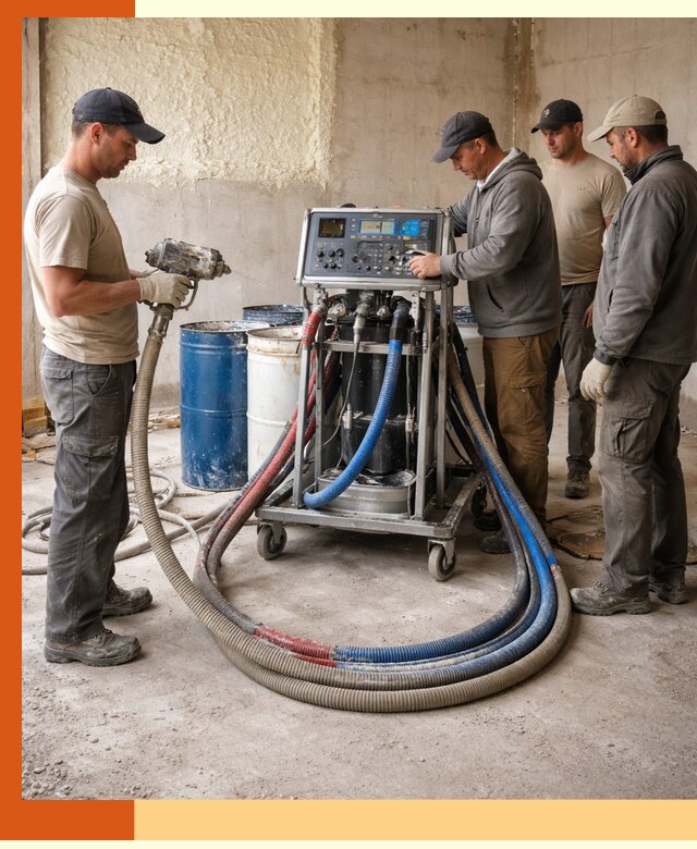 Аренда установки для напыления ППУ в Ейске на выгодных условиях